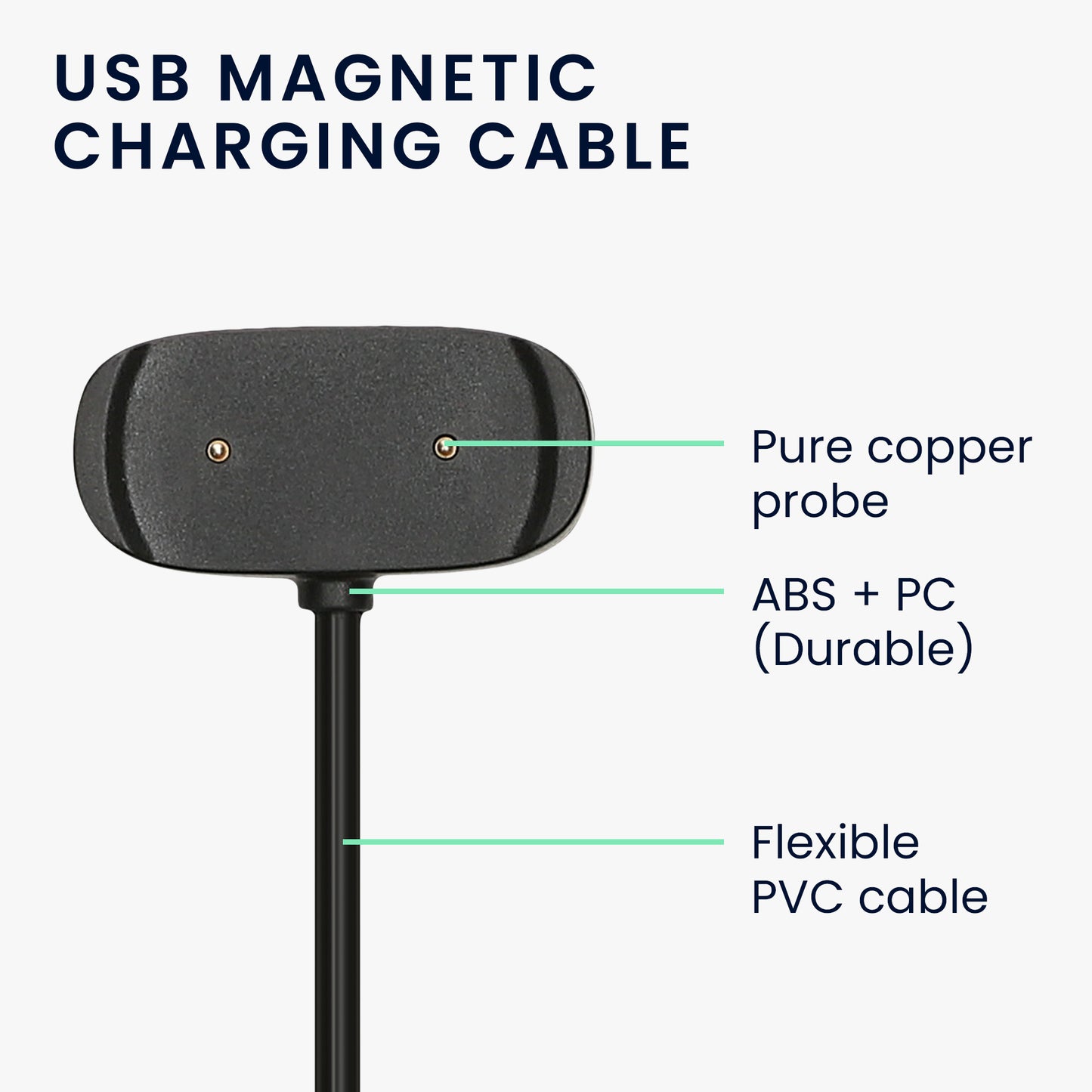kwmobile USB Kabel Charger kompatibel mit Huami Amazfit Bip U / Bip U Pro / GTS 2e / GTR 2e / GTS 2 Mini / Pop Ladekabel Smart Watch Ersatzkabel Fitnesstracker Aufladekabel