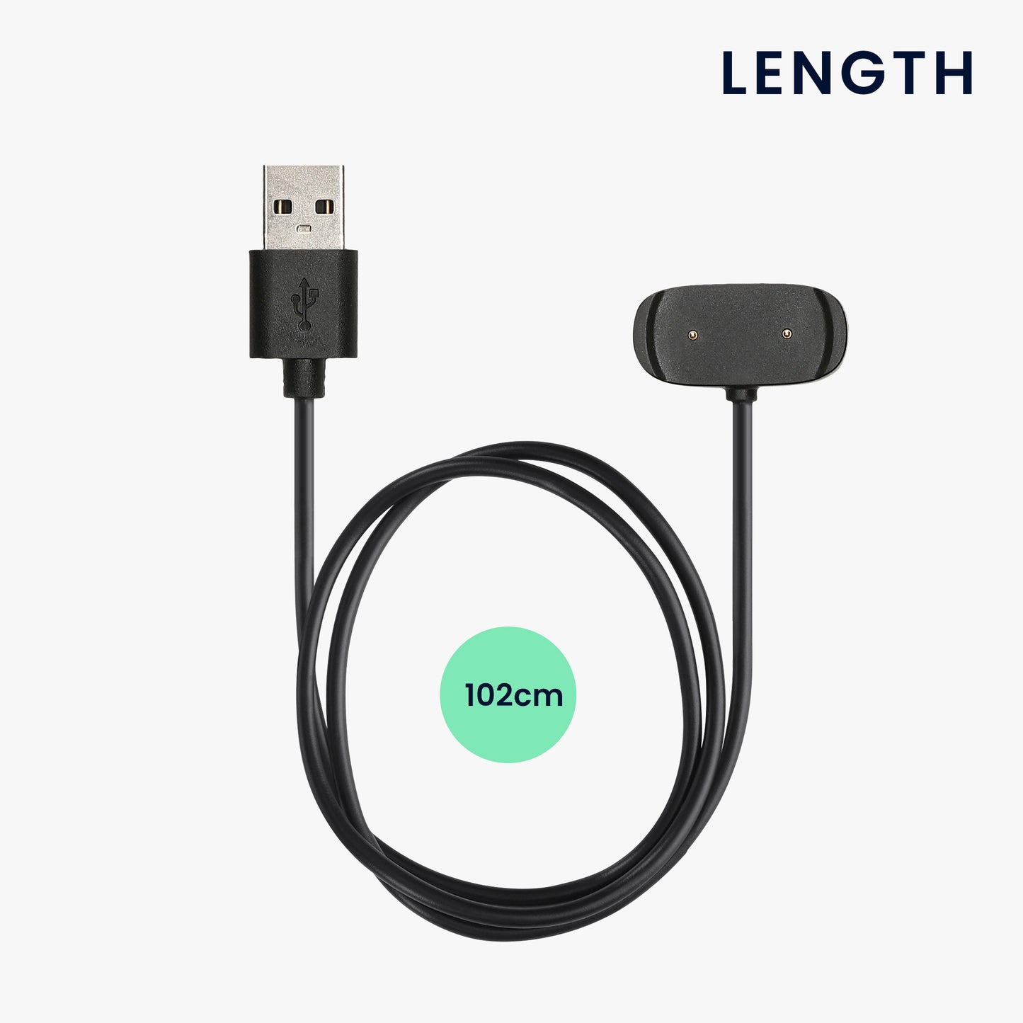 kwmobile USB Kabel Charger kompatibel mit Huami Amazfit Bip U / Bip U Pro / GTS 2e / GTR 2e / GTS 2 Mini / Pop Ladekabel Smart Watch Ersatzkabel Fitnesstracker Aufladekabel