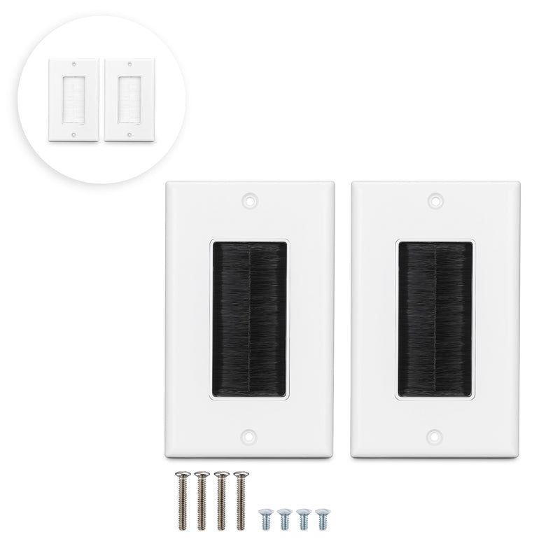 Blende Kabeldurchführung Set