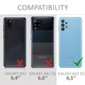 3x Folie kristallklar für Samsung Galaxy A32 5G