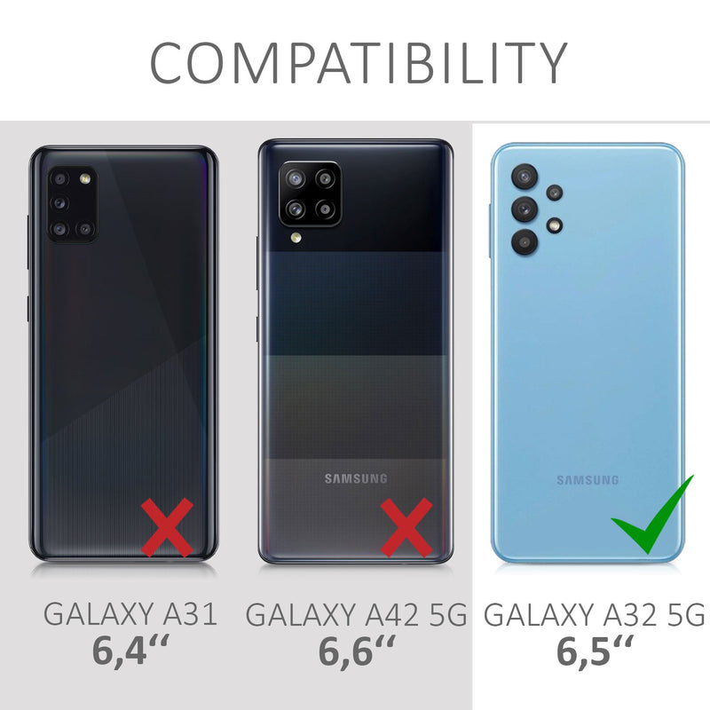 3x Folie kristallklar für Samsung Galaxy A32 5G