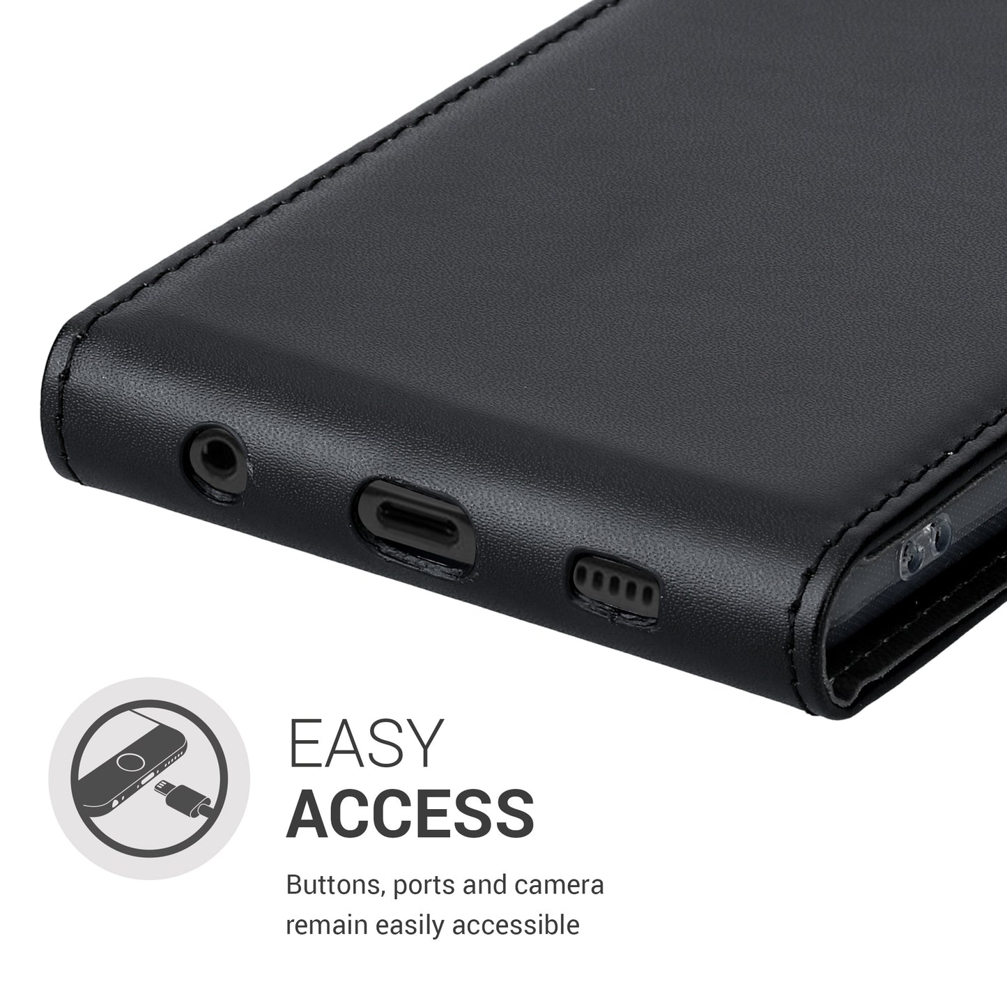 kwmobile Schutzhülle kompatibel mit Samsung Galaxy A32 5G - Flip Case Handyhülle