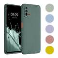 kwmobile Hülle kompatibel mit Xiaomi Redmi 9T Hülle - weiches TPU Silikon Case - Cover geeignet für kabelloses Laden - Petrol matt Petrol matt  