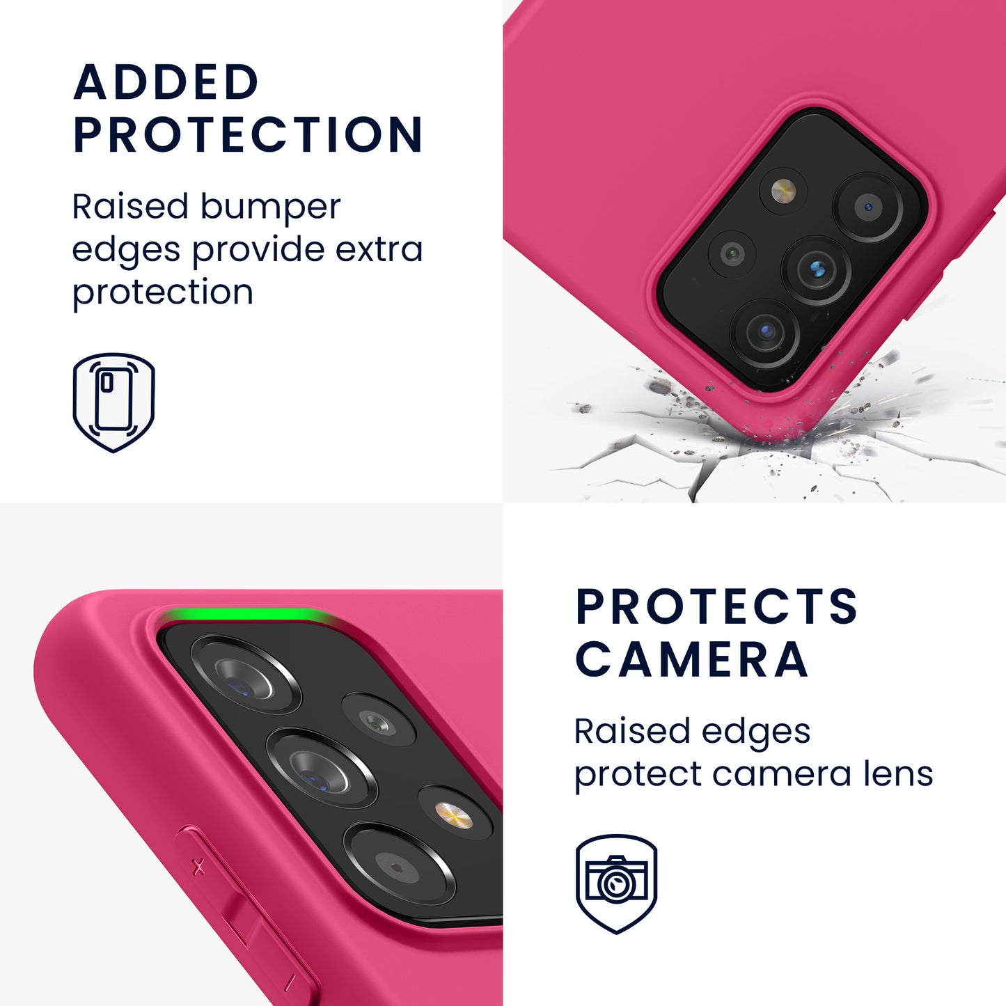 kwmobile Handyhülle für Samsung Galaxy A52 / A52 5G / A52s 5G Hülle - Kabelloses Laden - Schutzhülle Cover