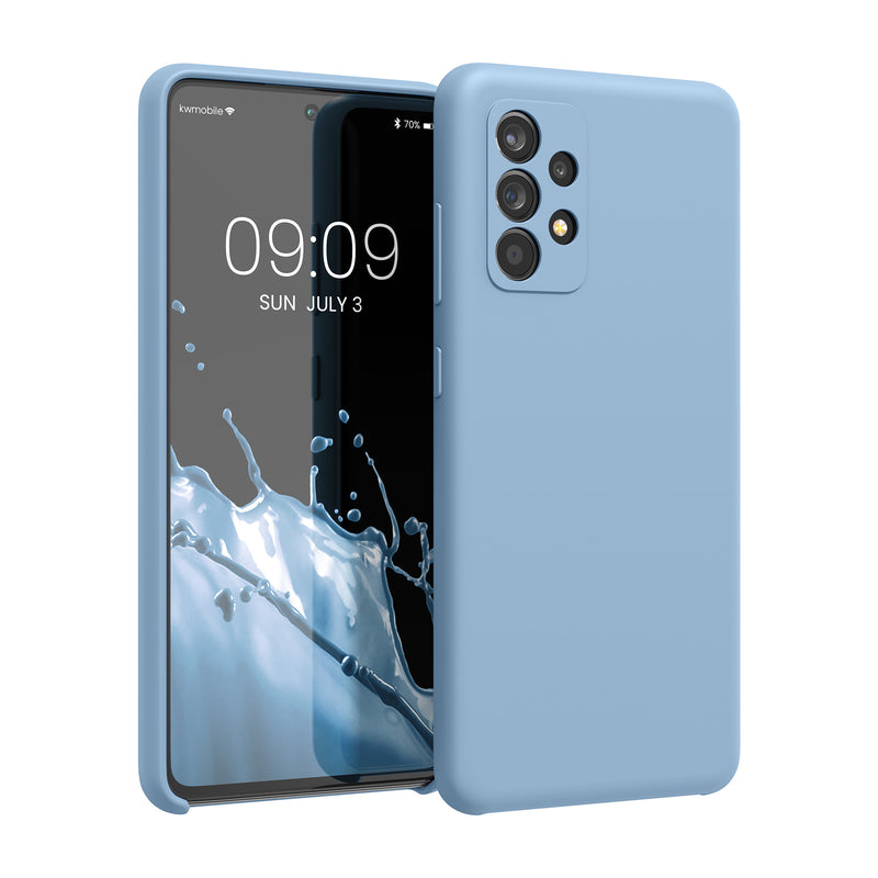 kwmobile Handyhülle für Samsung Galaxy A52 / A52 5G / A52s 5G Hülle - Case Silikon - Kabelloses Laden - Schutzhülle Cover