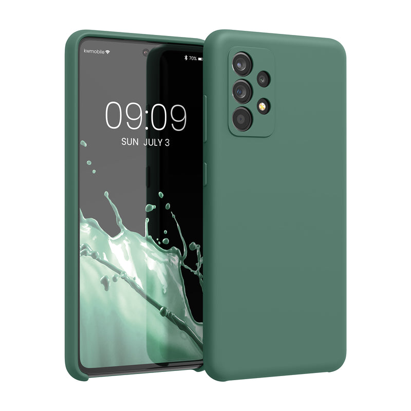kwmobile Handyhülle für Samsung Galaxy A52 / A52 5G / A52s 5G Hülle - Case Silikon - Kabelloses Laden - Schutzhülle Cover