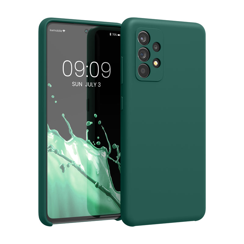 kwmobile Handyhülle für Samsung Galaxy A52 / A52 5G / A52s 5G Hülle - Case Silikon - Kabelloses Laden - Schutzhülle Cover