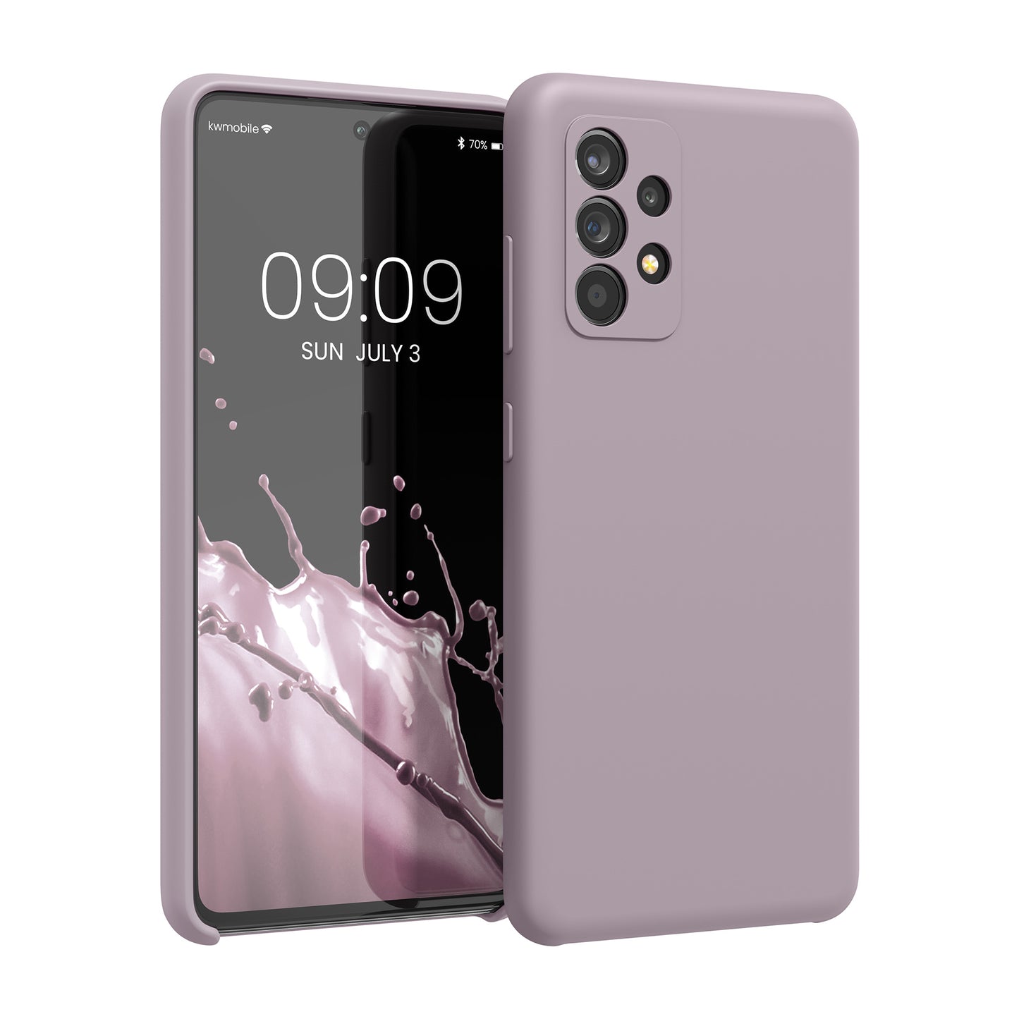 kwmobile Handyhülle für Samsung Galaxy A52 / A52 5G / A52s 5G Hülle - Case Silikon - Kabelloses Laden - Schutzhülle Cover