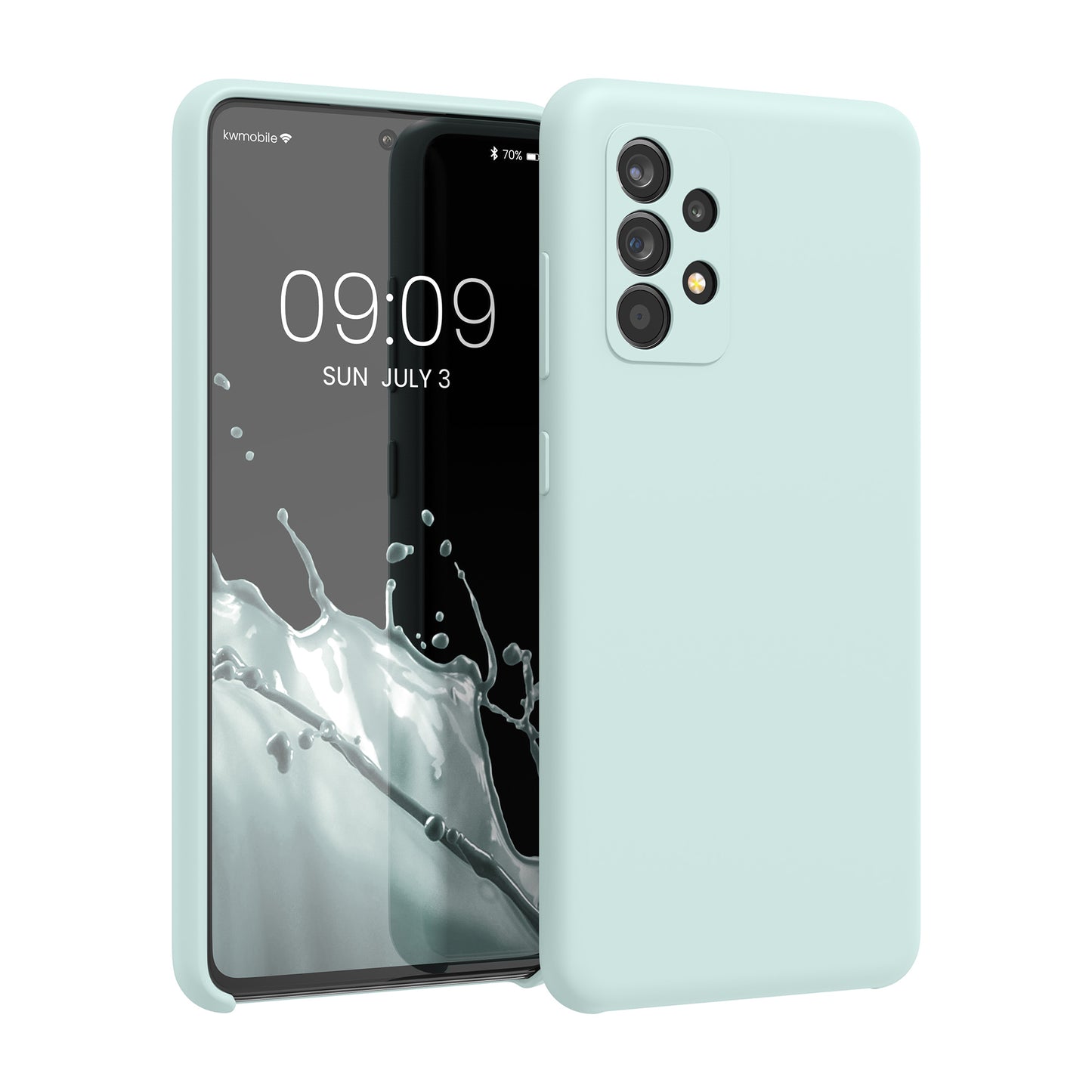 kwmobile Handyhülle für Samsung Galaxy A52 / A52 5G / A52s 5G Hülle - Case Silikon - Kabelloses Laden - Schutzhülle Cover