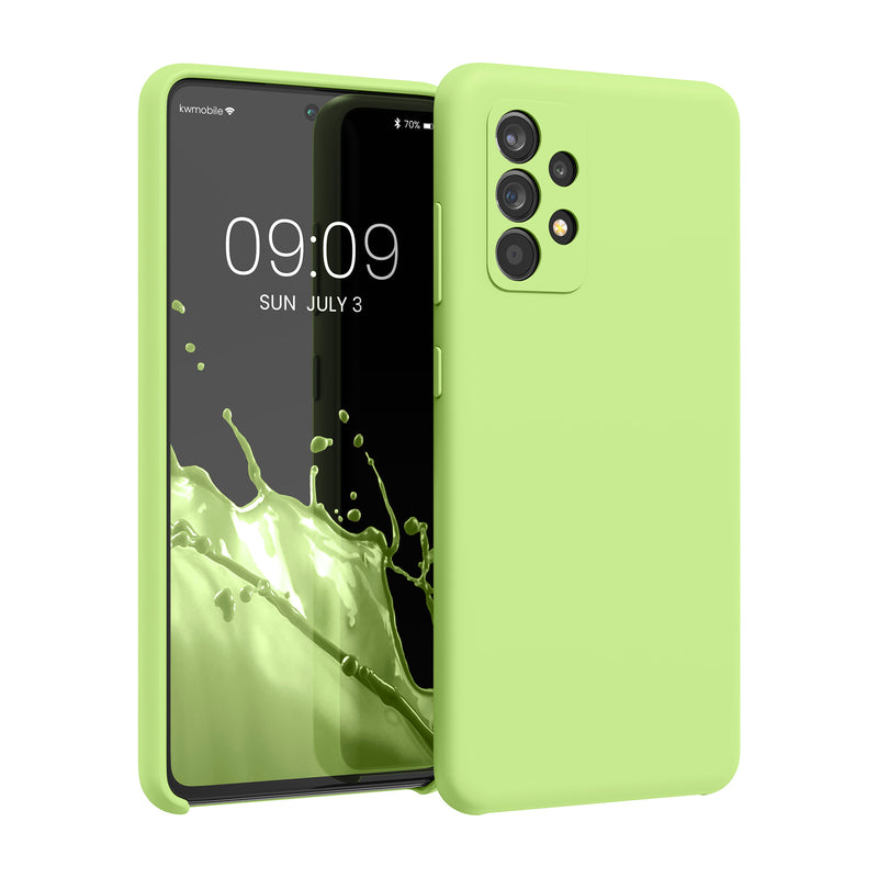 kwmobile Handyhülle für Samsung Galaxy A52 / A52 5G / A52s 5G Hülle - Case Silikon - Kabelloses Laden - Schutzhülle Cover