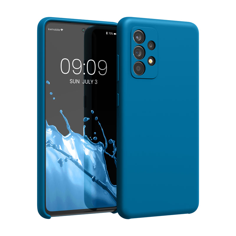 kwmobile Handyhülle für Samsung Galaxy A52 / A52 5G / A52s 5G Hülle - Case Silikon - Kabelloses Laden - Schutzhülle Cover