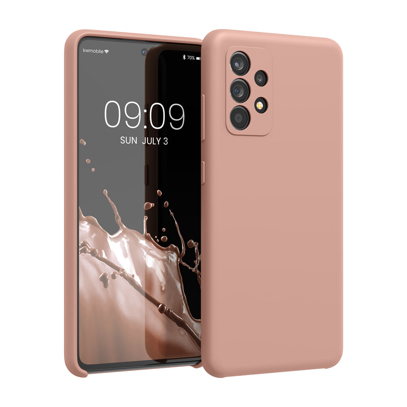 kwmobile Handyhülle für Samsung Galaxy A52 / A52 5G / A52s 5G Hülle - Case Silikon - Kabelloses Laden - Schutzhülle Cover