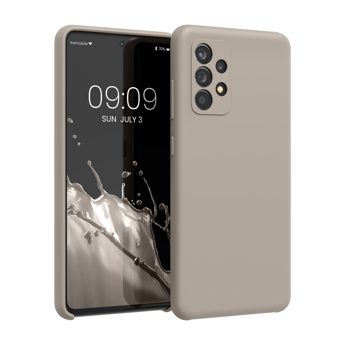 kwmobile Handyhülle für Samsung Galaxy A52 / A52 5G / A52s 5G Hülle - Case Silikon - Kabelloses Laden - Schutzhülle Cover