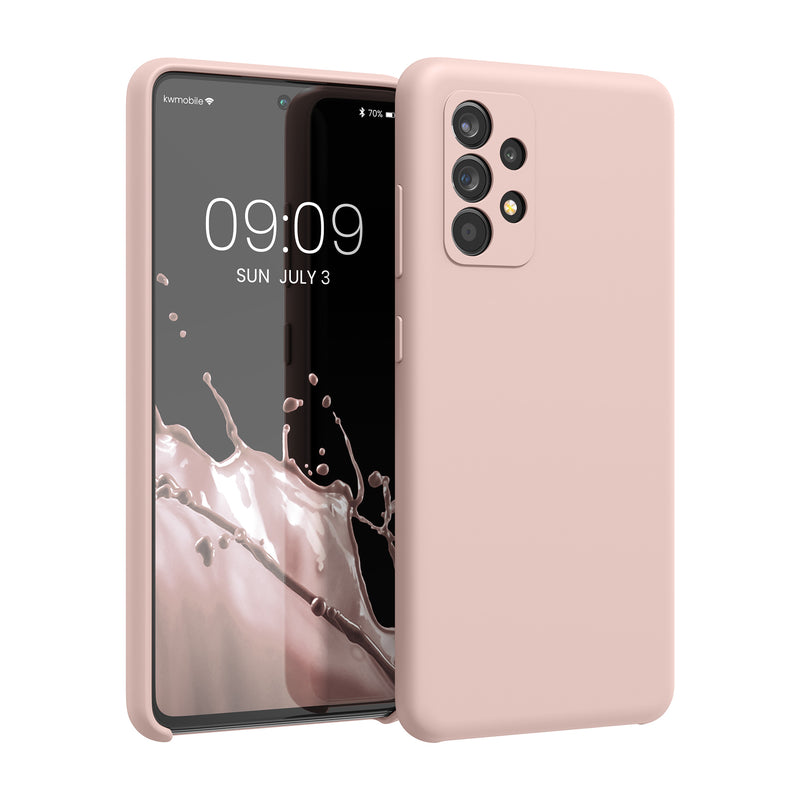 kwmobile Handyhülle für Samsung Galaxy A52 / A52 5G / A52s 5G Hülle - Case Silikon - Kabelloses Laden - Schutzhülle Cover