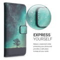 kwmobile Wallet Case kompatibel mit Samsung Galaxy A52 / A52 5G / A52s 5G Hülle - Cover mit Ständer und Kartenfächern
