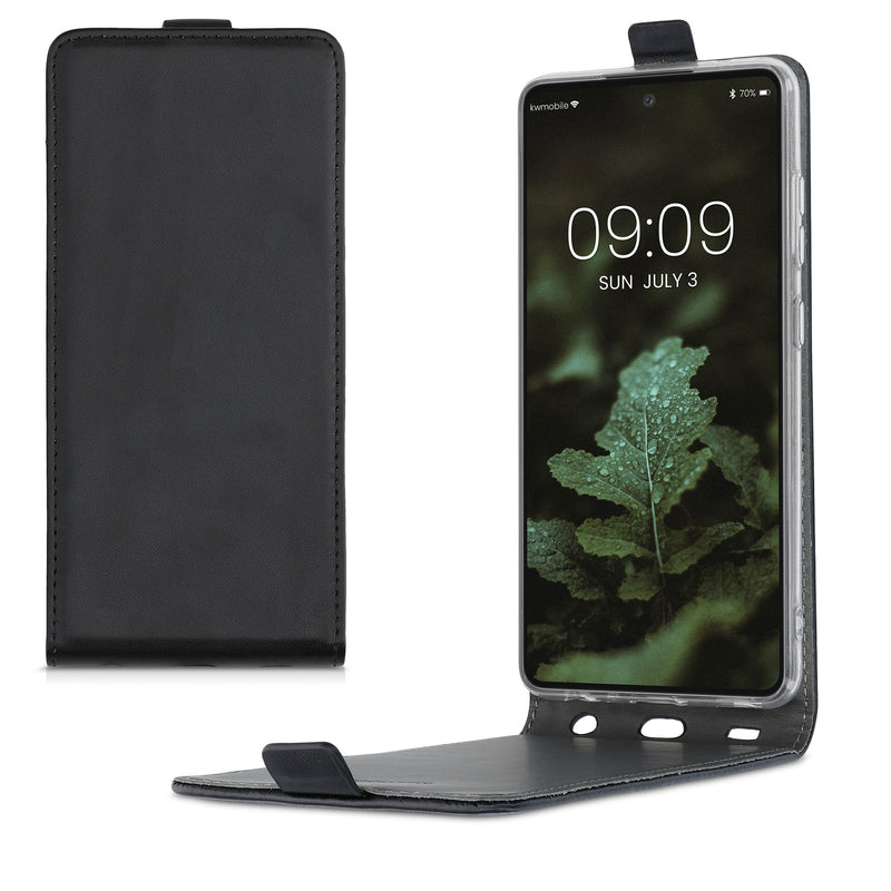 kwmobile Schutzhülle kompatibel mit Samsung Galaxy A52 / A52 5G / A52s 5G - Flip Case Handyhülle