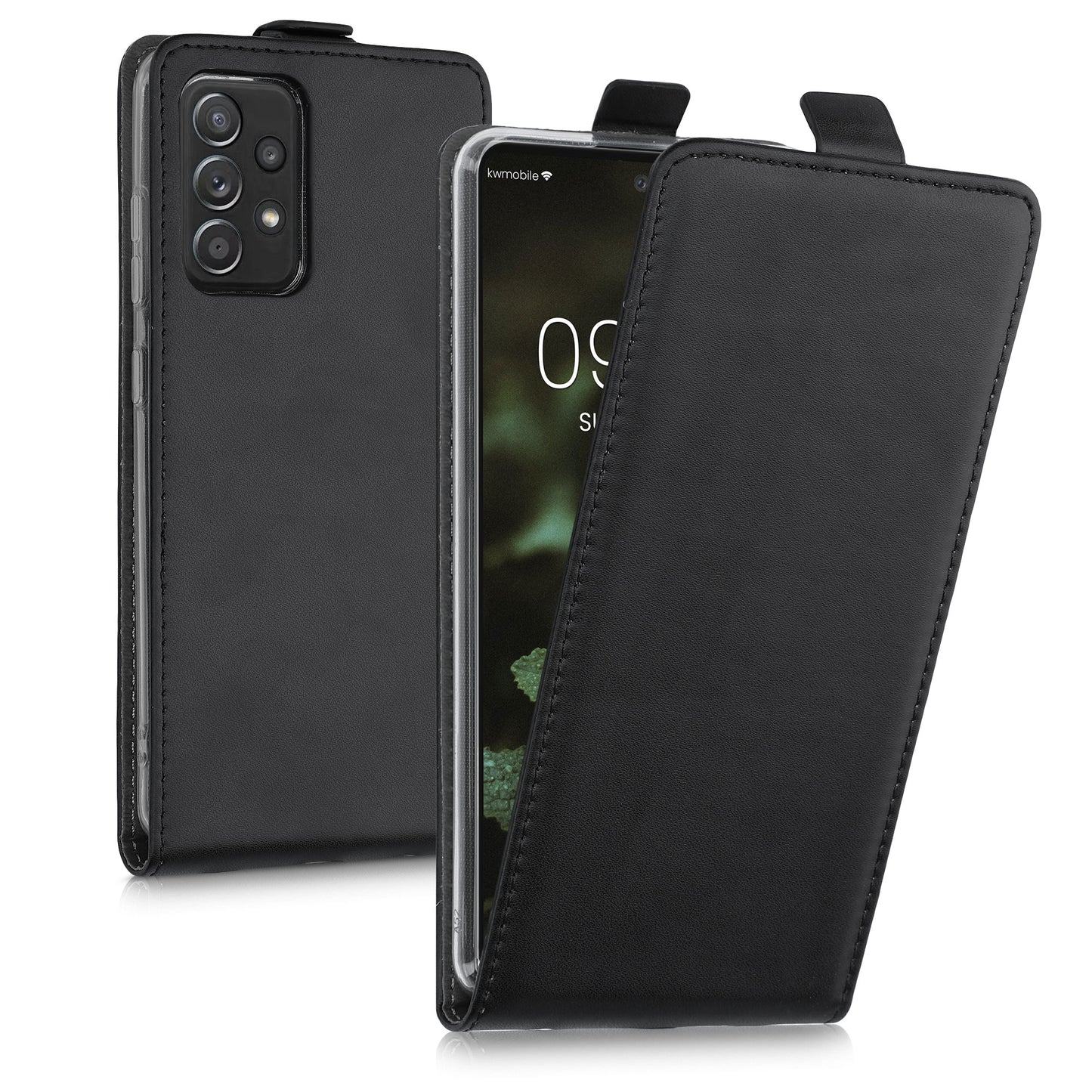 kwmobile Schutzhülle kompatibel mit Samsung Galaxy A52 / A52 5G / A52s 5G - Flip Case Handyhülle