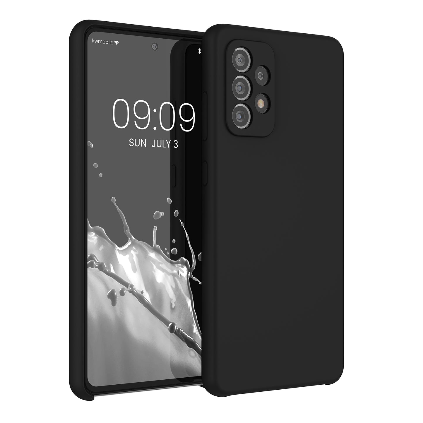 kwmobile Handyhülle für Samsung Galaxy A72 Hülle - Case Silikon - Kabelloses Laden - Schutzhülle Cover