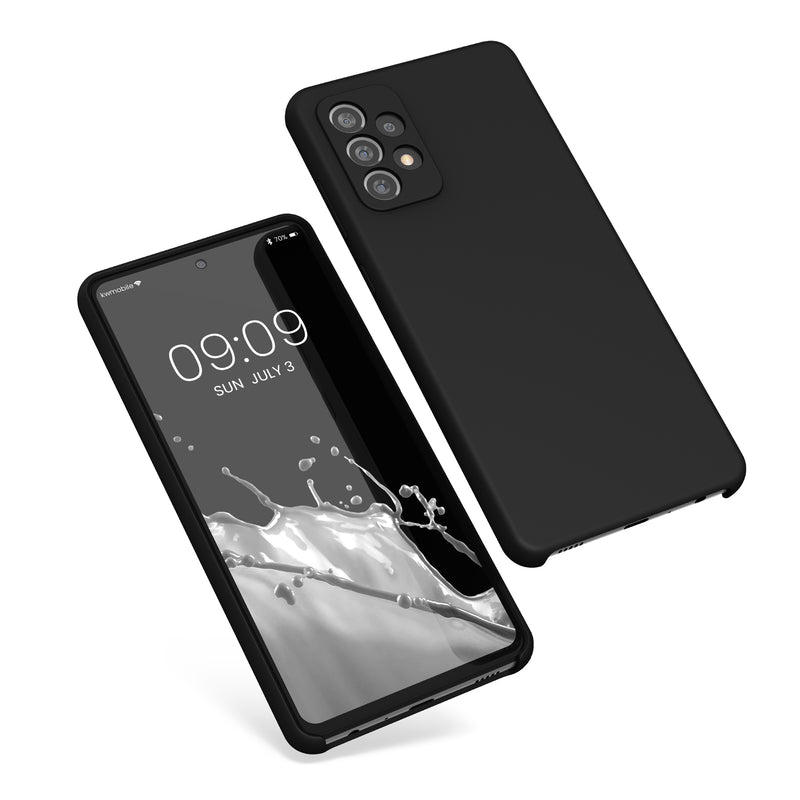 kwmobile Handyhülle für Samsung Galaxy A72 Hülle - Case Silikon - Kabelloses Laden - Schutzhülle Cover