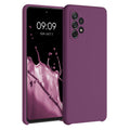 kwmobile Handyhülle für Samsung Galaxy A72 Hülle - Case Silikon - Kabelloses Laden - Schutzhülle Cover