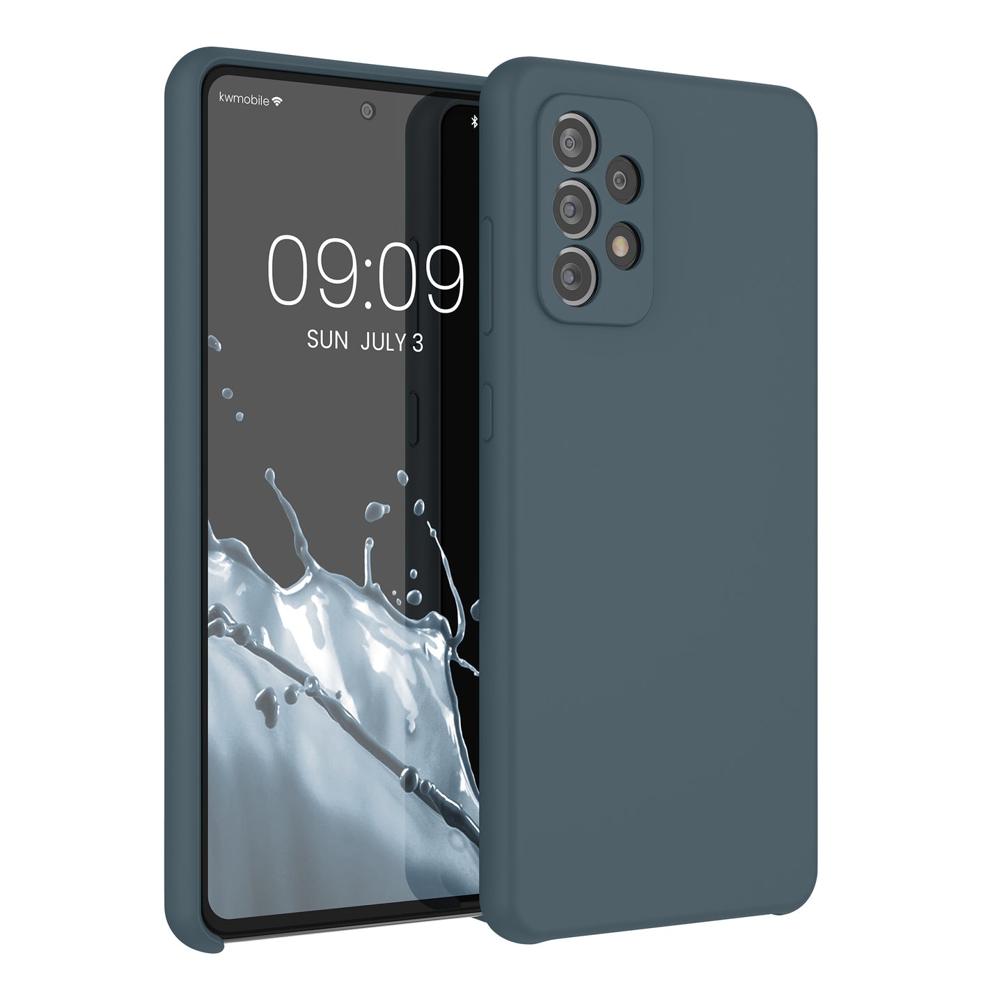 kwmobile Handyhülle für Samsung Galaxy A72 Hülle - Case Silikon - Kabelloses Laden - Schutzhülle Cover