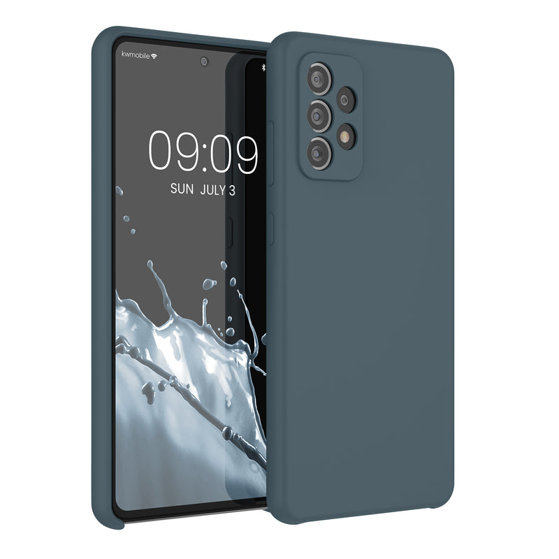 kwmobile Handyhülle für Samsung Galaxy A72 Hülle - Case Silikon - Kabelloses Laden - Schutzhülle Cover