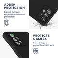kwmobile Handyhülle für Samsung Galaxy A72 Hülle - Case Silikon - Kabelloses Laden - Schutzhülle Cover