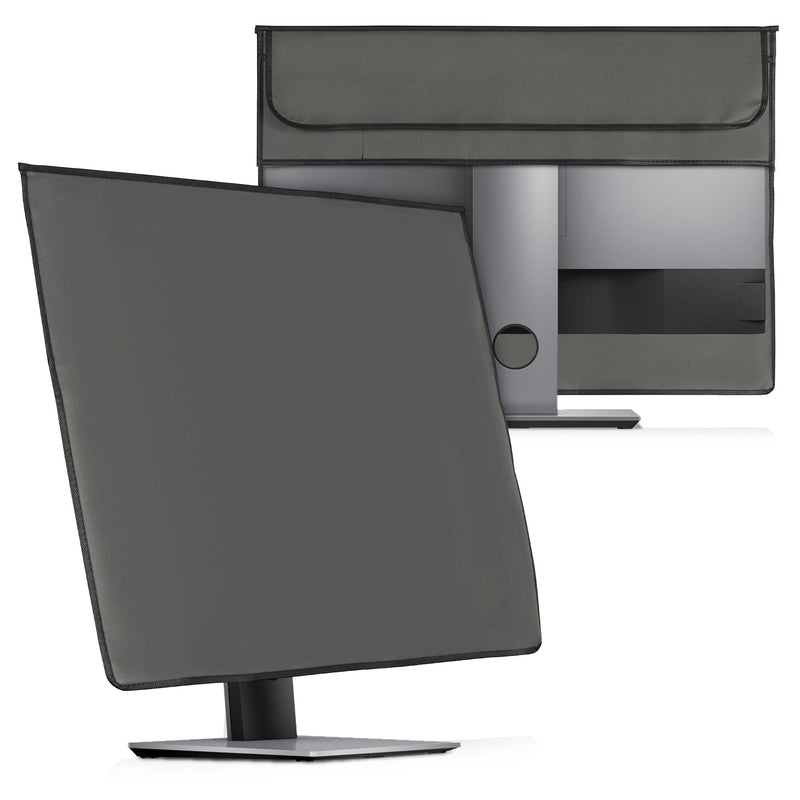 kwmobile Hülle kompatibel mit 27-28" Monitor - mit 2 Fächern auf Rückseite - Schutzhülle