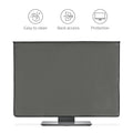 kwmobile Hülle kompatibel mit 27-28" Monitor - mit 2 Fächern auf Rückseite - Schutzhülle