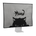 kwmobile Hülle kompatibel mit 27-28" Monitor mit 2 Fächern auf Rückseite Schutzhülle