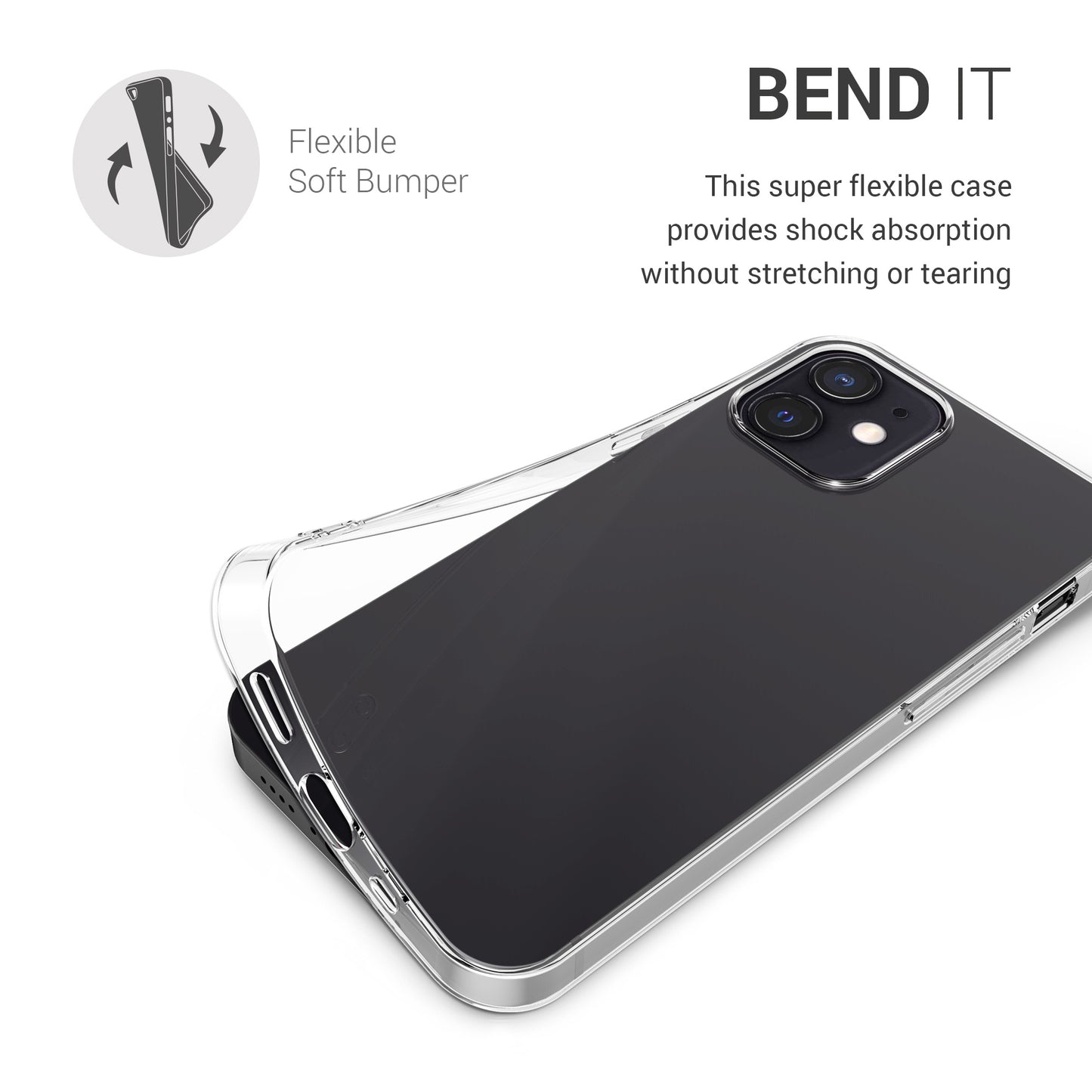 kwmobile Hülle kompatibel mit Apple iPhone 12 mini Handy Case