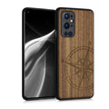 kwmobile Hülle kompatibel mit OnePlus 9 Pro Hülle - Handy Cover - TPU Handyhülle Kompass Vintage