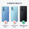 kwmobile Hülle kompatibel mit OnePlus 9 Pro Hülle - Handy Cover - TPU Handyhülle Kompass Vintage