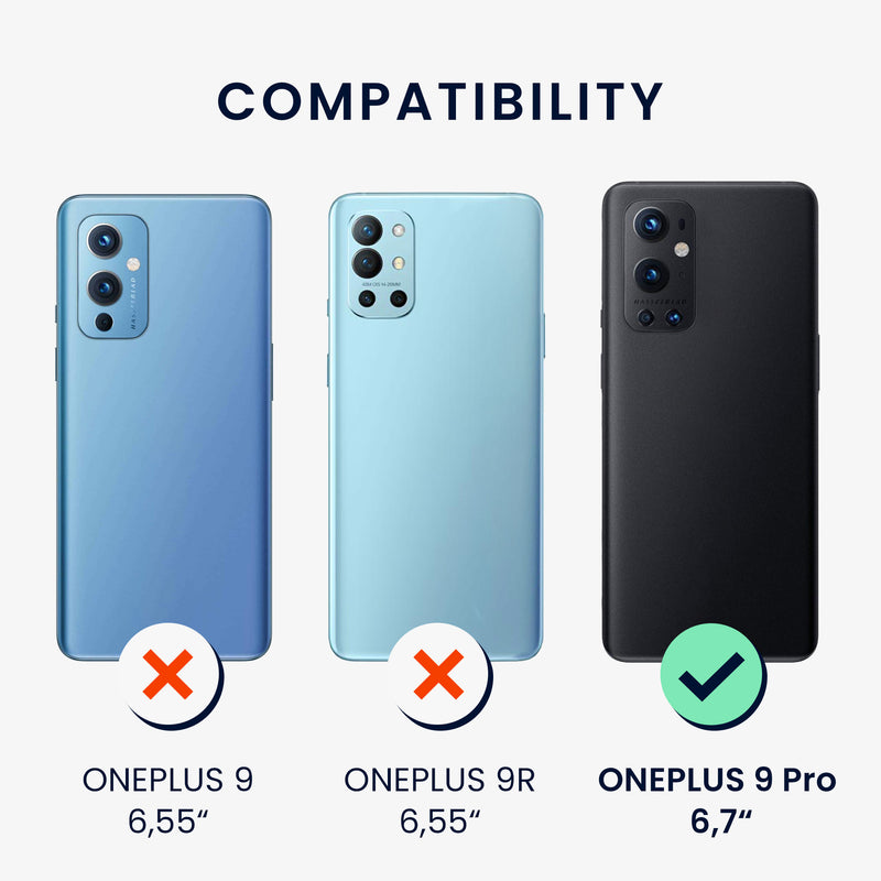 kwmobile Hülle kompatibel mit OnePlus 9 Pro Hülle - Handy Cover - TPU Handyhülle Kompass Vintage