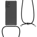 kwmobile Necklace Case kompatibel mit Samsung Galaxy A32 5G Hülle Silikon Cover mit Handykette Band Handyhülle