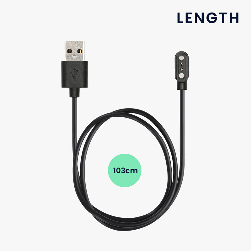 kwmobile USB Kabel Charger kompatibel mit Willful Fitnesstracker / Smartwatch YAMAY / Fitpolo / Wyze / Umidigi Ladekabel - Smart Watch Ersatzkabel - Fitnesstracker Aufladekabel