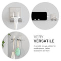 kwmobile selbstklebende Halterung für Rasierer für verschiedene Oberflächen Nassrasierer Halter Set Wand Haken