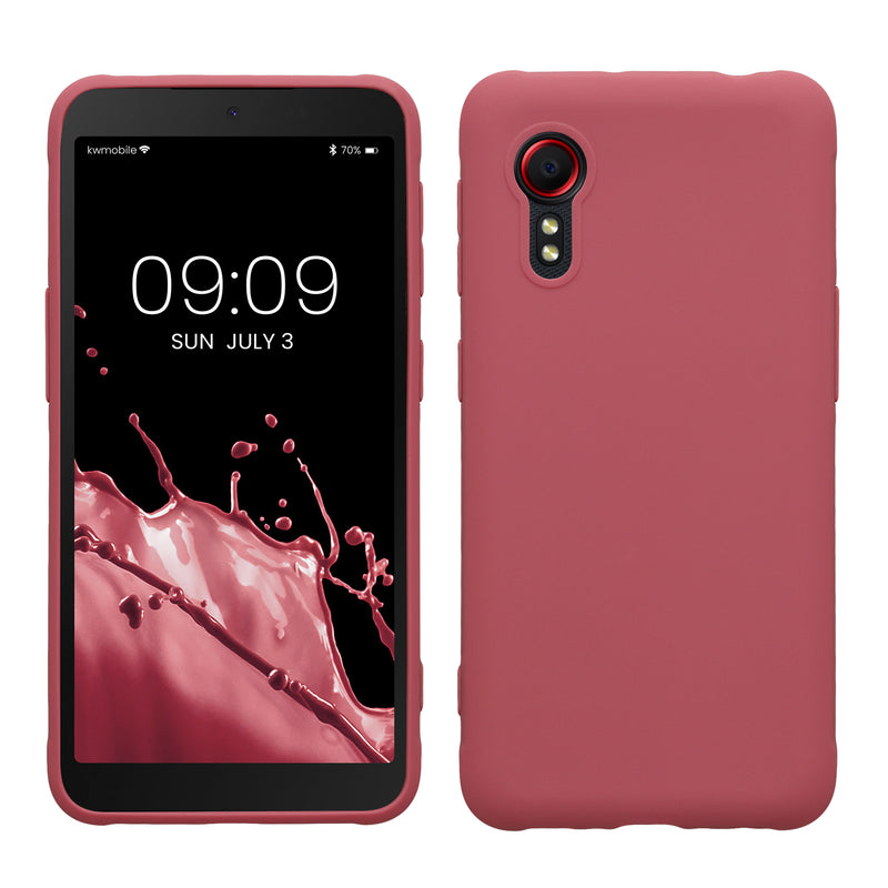 kwmobile Handyhülle für Samsung Galaxy Xcover 5 Hülle - Kabelloses Laden - Schutzhülle Cover