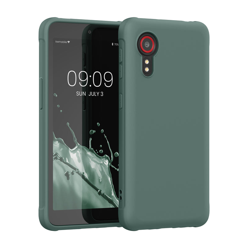 kwmobile Handyhülle für Samsung Galaxy Xcover 5 Hülle - Kabelloses Laden - Schutzhülle Cover