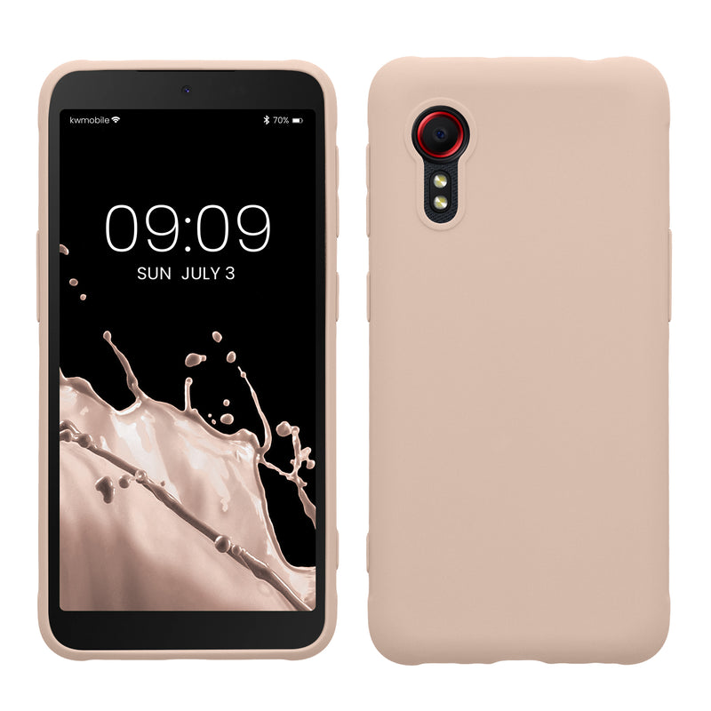 kwmobile Handyhülle für Samsung Galaxy Xcover 5 Hülle - Kabelloses Laden - Schutzhülle Cover