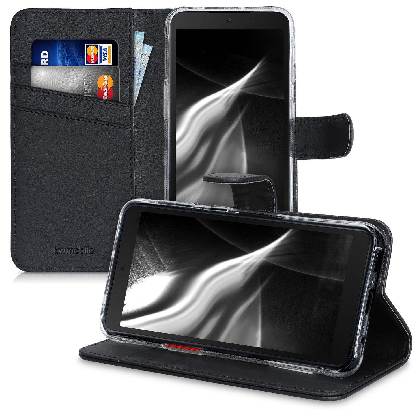 kwmobile Hülle kompatibel mit Samsung Galaxy Xcover 5 - Handyhülle mit Kartenfächern