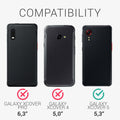 kwmobile Hülle kompatibel mit Samsung Galaxy Xcover 5 - Handyhülle mit Kartenfächern