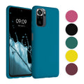 kwmobile Hülle kompatibel mit Xiaomi Redmi Note 10 / Note 10S Hülle - weiches TPU Silikon Case - Cover geeignet für kabelloses Laden - Neon Pink Neon Pink  