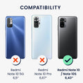 kwmobile Hülle kompatibel mit Xiaomi Redmi Note 10 / Note 10S - Handyhülle Silikon Case