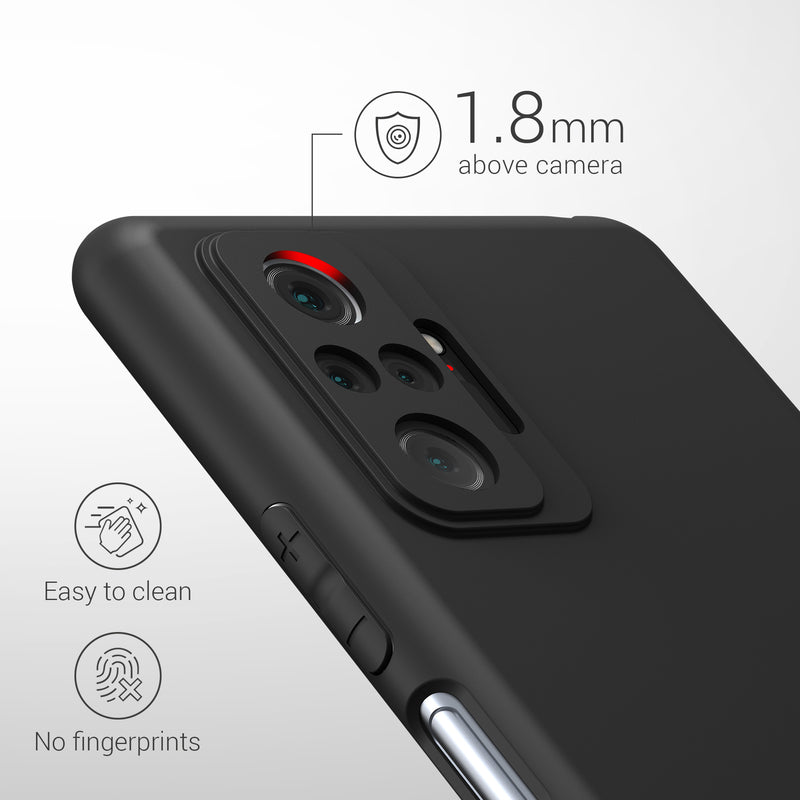 kwmobile Handyhülle für Xiaomi Redmi Note 10 Pro - Kabelloses Laden - Schutzhülle Cover