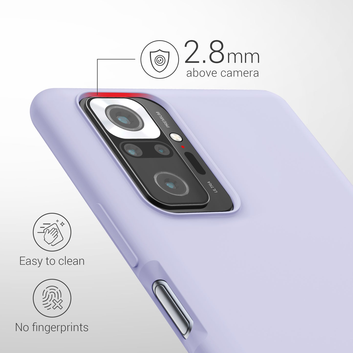 kwmobile Handyhülle für Xiaomi Redmi Note 10 Pro Hülle - Case Silikon - Kabelloses Laden - Schutzhülle Cover