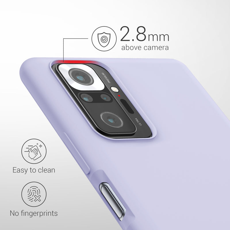kwmobile Handyhülle für Xiaomi Redmi Note 10 Pro Hülle - Case Silikon - Kabelloses Laden - Schutzhülle Cover