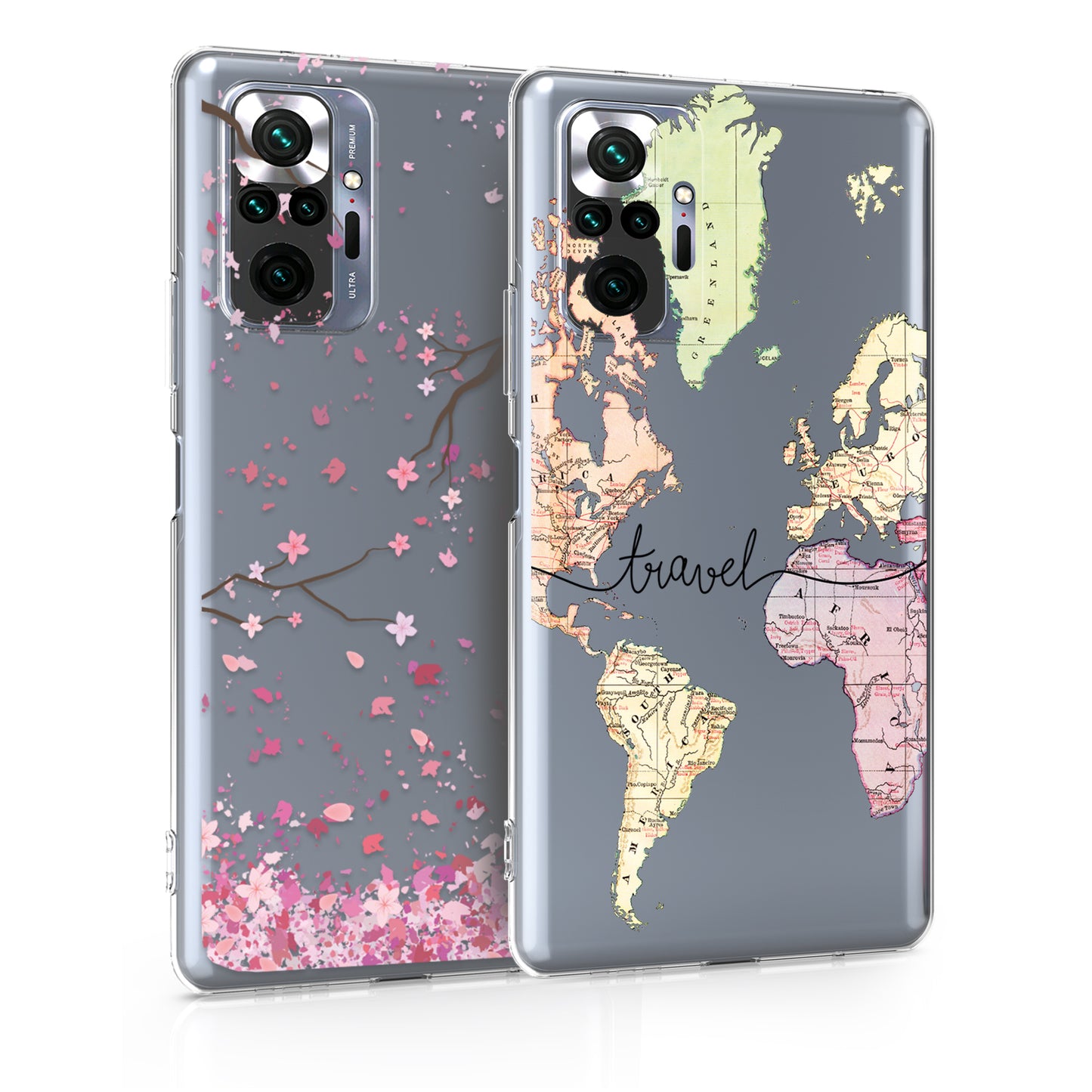 kwmobile Case kompatibel mit Xiaomi Redmi Note 10 Pro - Hülle Silikon transparent