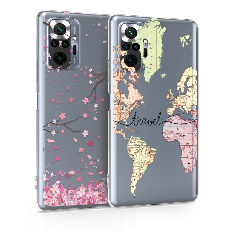 kwmobile Case kompatibel mit Xiaomi Redmi Note 10 Pro - Hülle Silikon transparent