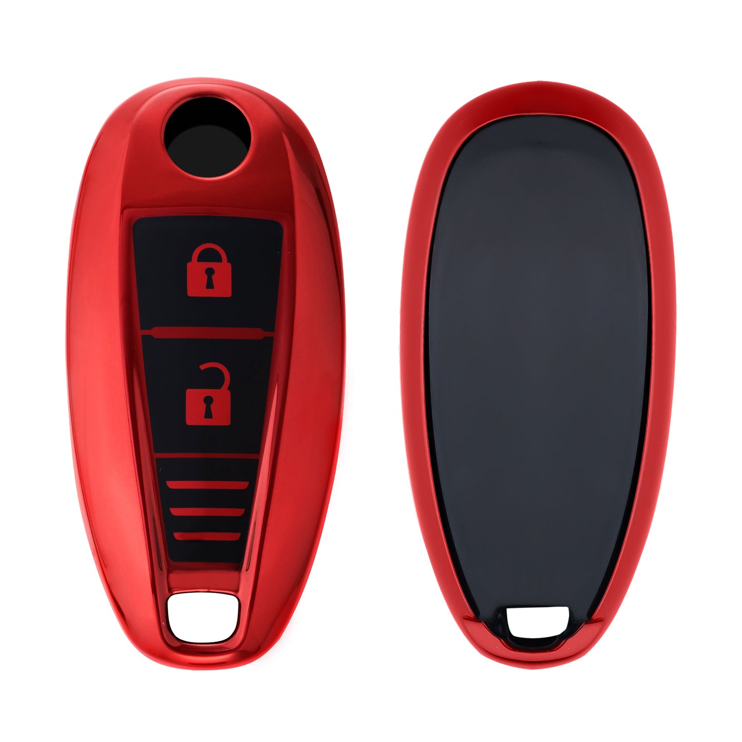kwmobile Autoschlüssel Hülle kompatibel mit Suzuki Sport 2-Tasten Autoschlüssel Keyless Go - Schlüsselhülle Silikon Cover